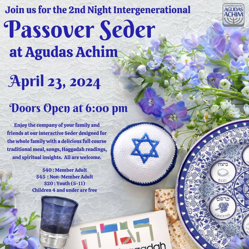 Banner Image for Passover 2nd Night Seder